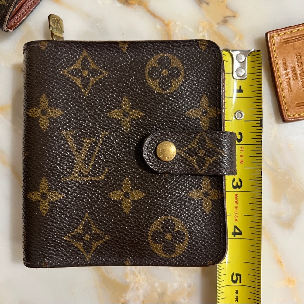Louis Vuitton Monogram Compact Zip Bifold Wallet